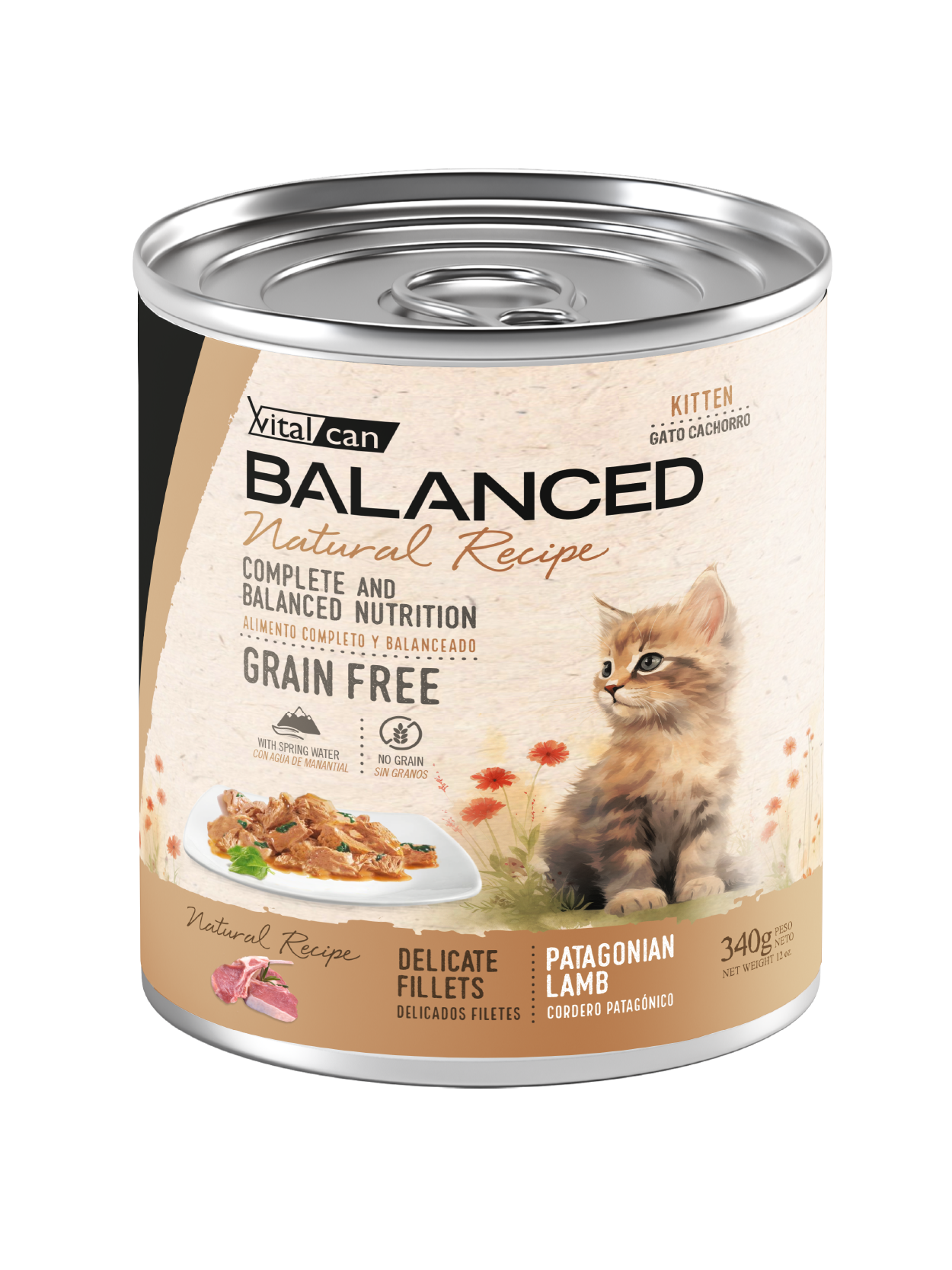 Lata Balanced Natural Recipe - Gato Cachorro