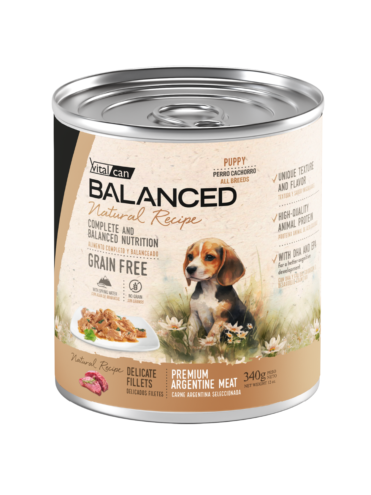 Lata Balanced Natural Recipe - Cachorro