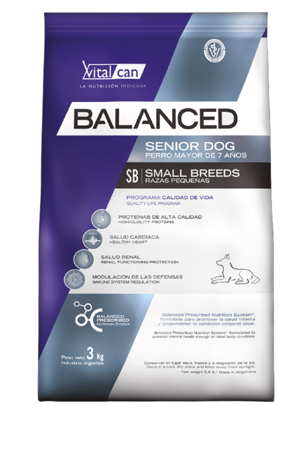 Vitalcan Balanced Senior Raza Pequeña