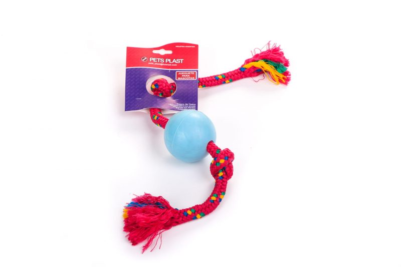 Pelota de Goma Con Soga
