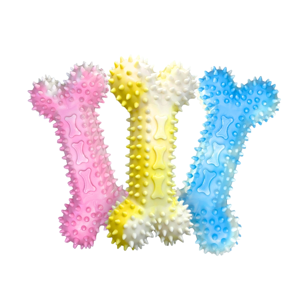 Hueso Bicolor con Púas