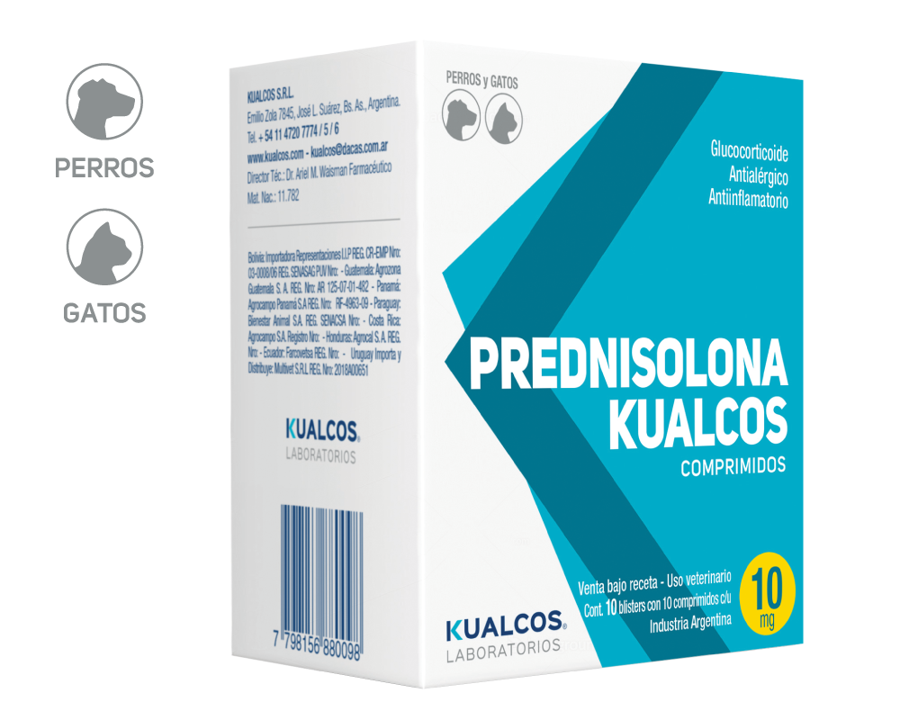 Prednisolona Kualcos (x1tira)