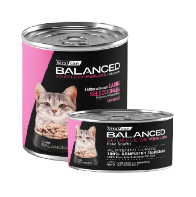 Lata Balanced Souffle de Merluza - Gato Cachorro